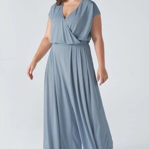 Halara V Neck Short Sleeve Pocket Wide Leg Flowy Waffle Casual PlusSize Jumpsuit